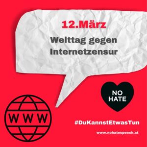 12.3.: Welttag Internetzensur