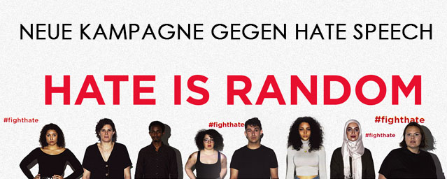 #hateisrandom-Kampagne unter „MigAward“ 2020-FinalistInnen